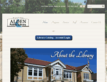 Tablet Screenshot of aldenlibrary.org